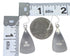 Southwest Turquoise Genuine Sterling Silver Hook Dangle Earrings YX79084